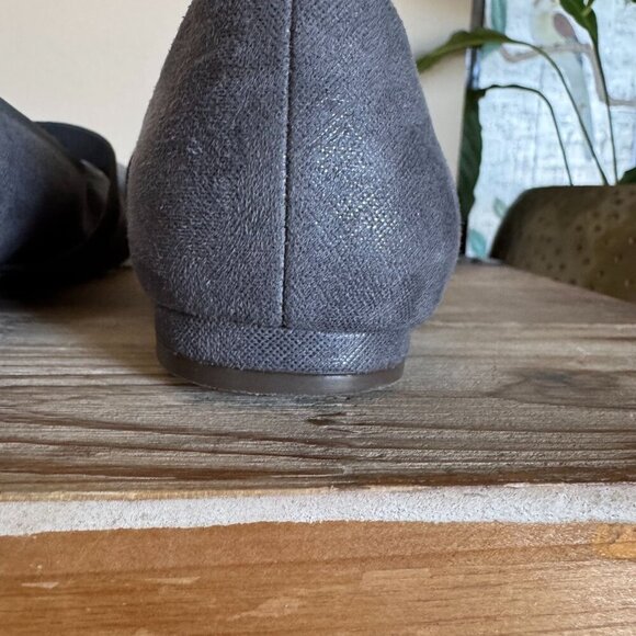 Vionic Joseline Silver Putter Shimmer Mary Jane Ballet Flat Shoes Size 8 - Picture 12 of 16